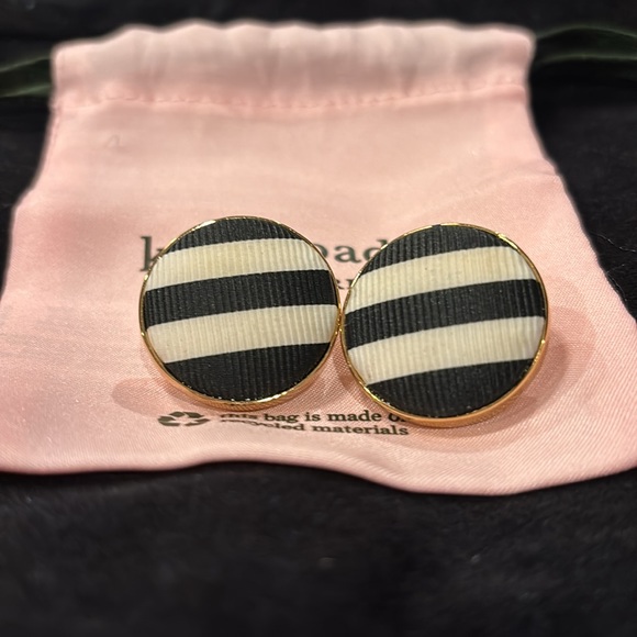 Kate Spade | set sail striped ribbon post earrings - Picture 2 of 3